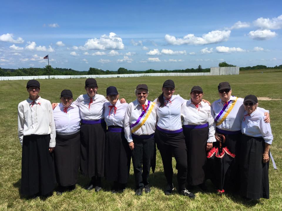 Nineteenth Century Ladies' Base Ball featuring the Porters, at Genesee Country Village & Museum, Mumford, NY